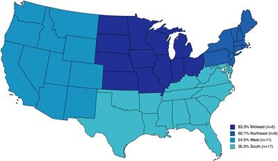 Differences in gonadal tissue cryopreservation practices for differences of sex development across regions in the United States